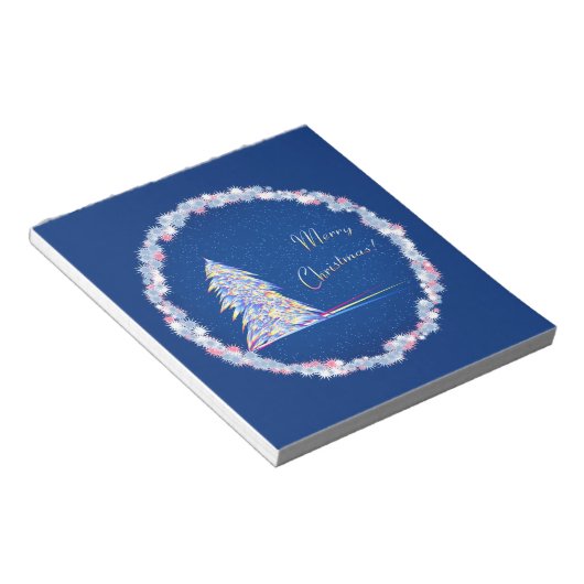 Weihnachtsbaum Notizblock (angewinkelt)