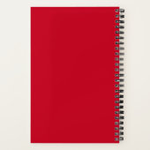 Weihnachtsbaum Notizblock (Rückseite)