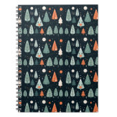 Weihnachtsbaum-Notizbuch Notizblock (Vorderseite)