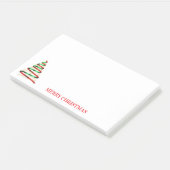 Weihnachtsbaum-Notizen Post-it Klebezettel (angewinkelt)