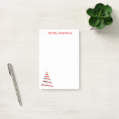 Weihnachtsbaum-Notizen Post-it Klebezettel (Büro)
