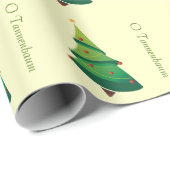 Weihnachtsbaum O Tannenbaum Musterpapier Geschenkpapier (Rolleneckpunkt)