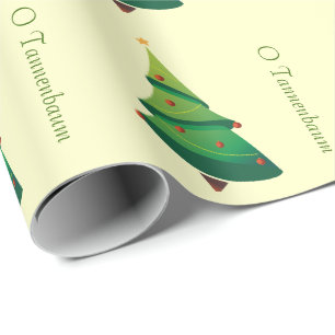 Weihnachtsbaum O Tannenbaum Musterpapier Geschenkpapier