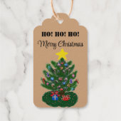 Weihnachtsbaum öffnen nicht bis Weihnachten Geschenkanhänger (Rückseite)