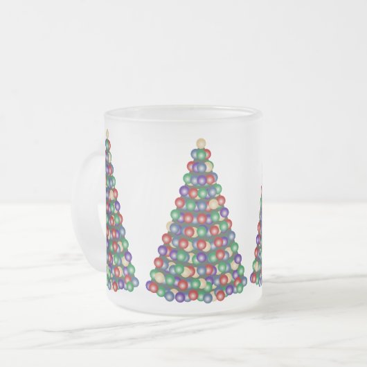 Weihnachtsbaum, oh Weihnachtsbaum Mattglastasse (Vorderseite Links)