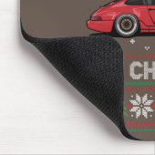 Weihnachtsbaum Oldtimer Auto Xmas Ugly Sweater Pul Mousepad (Ecke)