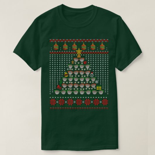 Weihnachtsbaum Optometree Ugly Xmas Sw T-Shirt (Design vorne)