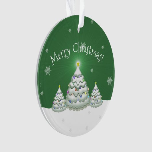 Weihnachtsbaum Ornament (Vorderseite)