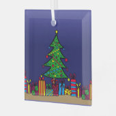 Weihnachtsbaum Ornament Aus Glas (Vorderseite links)