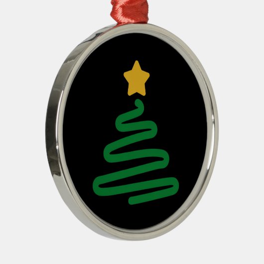 Weihnachtsbaum Ornament Aus Metall (Rechts)