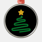 Weihnachtsbaum Ornament Aus Metall (Vorne)