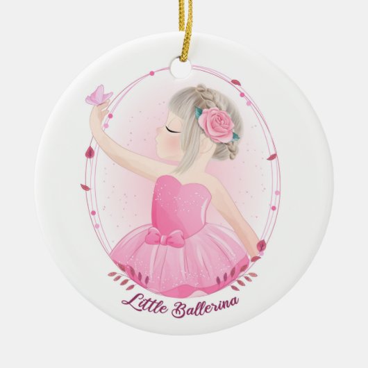 Weihnachtsbaum Ornament Ballerina (Vorne)