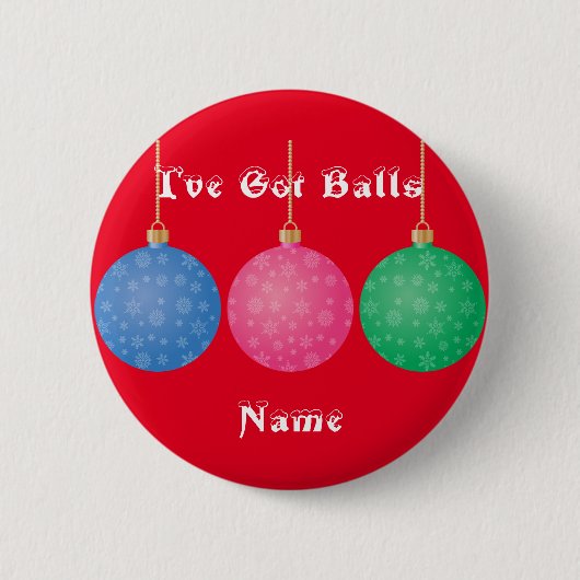 Weihnachtsbaum Ornament Balls Thunder_Cove Button (Vorderseite)