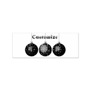 Weihnachtsbaum Ornament Balls Thunder_Cove Gummistempel