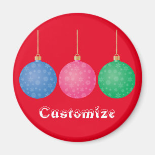 Weihnachtsbaum Ornament Balls Thunder_Cove Magnet