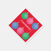 Weihnachtsbaum Ornament Balls Thunder_Cove Serviette (Ecke)