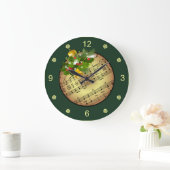 Weihnachtsbaum Ornament ~ Bell & Mistletoe ~ Große Wanduhr (Zuhause)