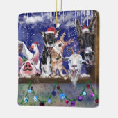 Weihnachtsbaum Ornament Happy Farm Animal Party (Links)