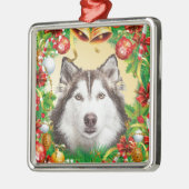 Weihnachtsbaum-Ornament Hunde Katze Fotovorlage Ornament Aus Metall (Links)