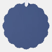 Weihnachtsbaum Ornament Karte (Rückseite)