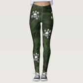 Weihnachtsbaum Ornamente Festliche Leggings (Vorderseite)
