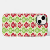 Weihnachtsbaum Ornamente Handy Case (Rückseite (Horizontal))