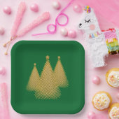 Weihnachtsbaum Pappteller (Party)