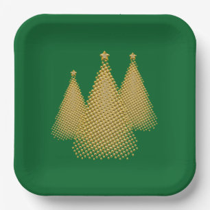 Weihnachtsbaum Pappteller