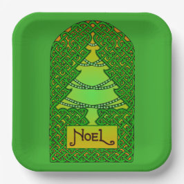 Weihnachtsbaum Pappteller