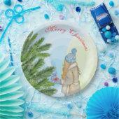 Weihnachtsbaum Pappteller (Party)