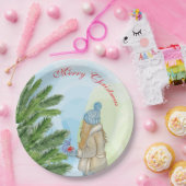 Weihnachtsbaum Pappteller (Party)