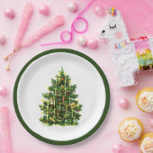 Weihnachtsbaum Pappteller (Party)