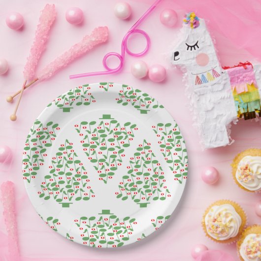 Weihnachtsbaum Pappteller (Party)