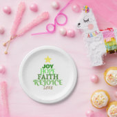 Weihnachtsbaum Pappteller (Party)