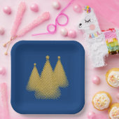 Weihnachtsbaum Pappteller (Party)