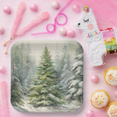 Weihnachtsbaum Pappteller (Party)