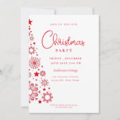 Weihnachtsbaum-Party Einladung (Vorderseite)