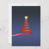 Weihnachtsbaum-Party Einladung (Rückseite)