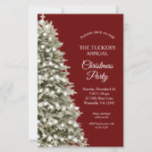 Weihnachtsbaum-Party Einladung (Vorderseite)