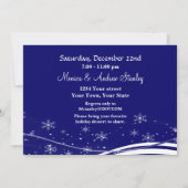 Weihnachtsbaum-Party Einladung (Rückseite)