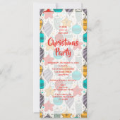 Weihnachtsbaum Party Einladung (Vorderseite)