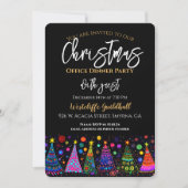 Weihnachtsbaum-Party Einladung (Vorderseite)