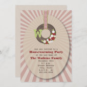 Weihnachtsbaum-Party Einladung (Vorne/Hinten)