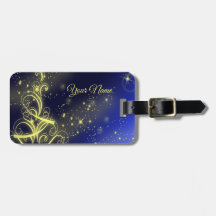 Weihnachtsbaum Party Gold Stars Navy Blue Holidays