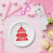 Weihnachtsbaum-Party Pappteller (Party)