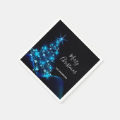 Weihnachtsbaum Party Serviette (Ecke)