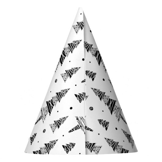 Weihnachtsbaum Partyhütchen (Rückseite)