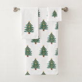 Weihnachtsbaum Pattern Badetuch Set (Insitu)