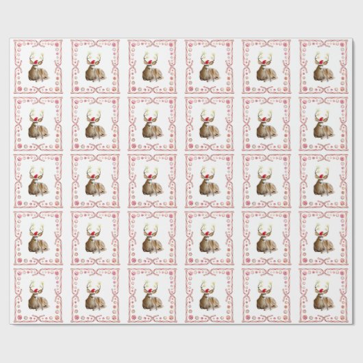 Weihnachtsbaum Peppermint Candy Wrapping Paper Geschenkpapier (Flach)