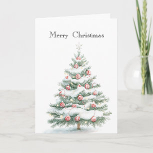 Weihnachtsbaum Peppermint Karte